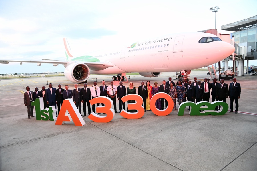 Air Côte d’Ivoire réceptionne son premier Airbus A330-900 pour sa ligne Abidjan-Paris