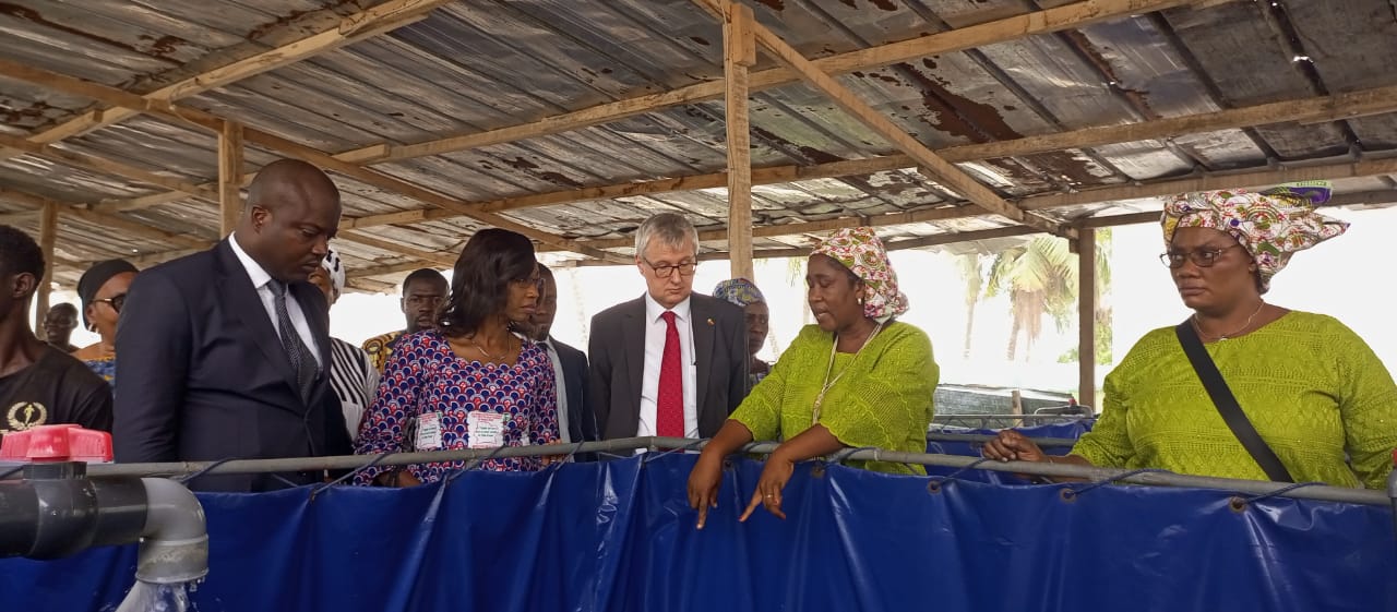 L’Allemagne finance un projet de pisciculture de femmes à Abidjan