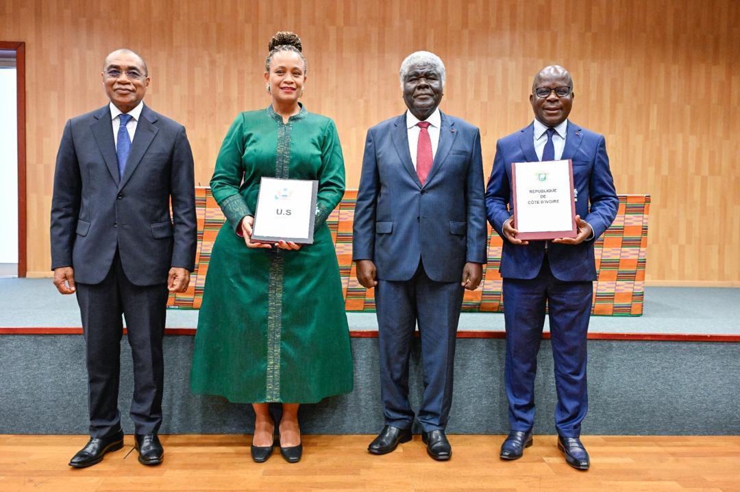 Coopération sanitaire: les États-Unis signent avec la Côte d’Ivoire un protocole d'accord portant sur 270 milliards FCFA
