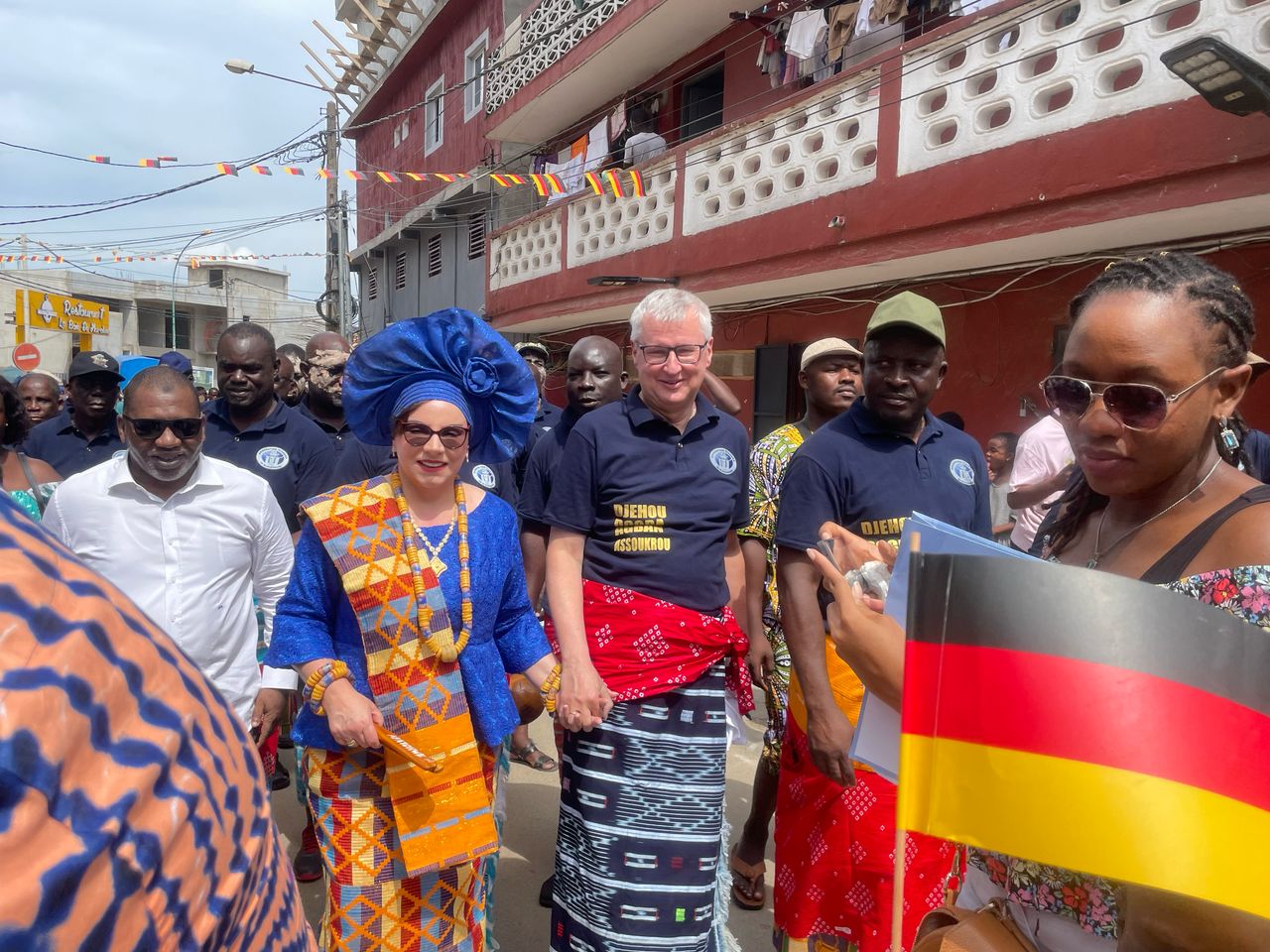 A Abidjan, l’ambassadeur d’Allemagne intègre la catégorie Tchagba du village Blockhauss