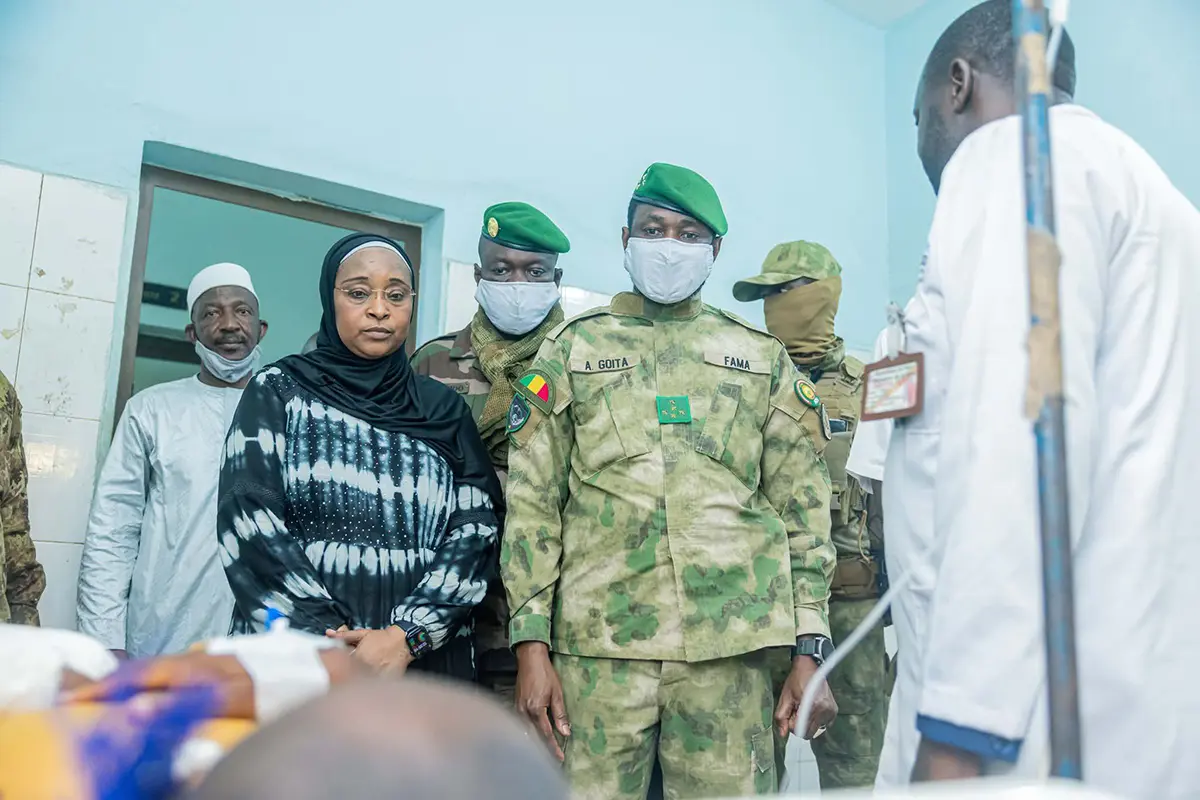 Mali : première apparition publique d'Assimi Goïta après les attaques meurtrières de samedi