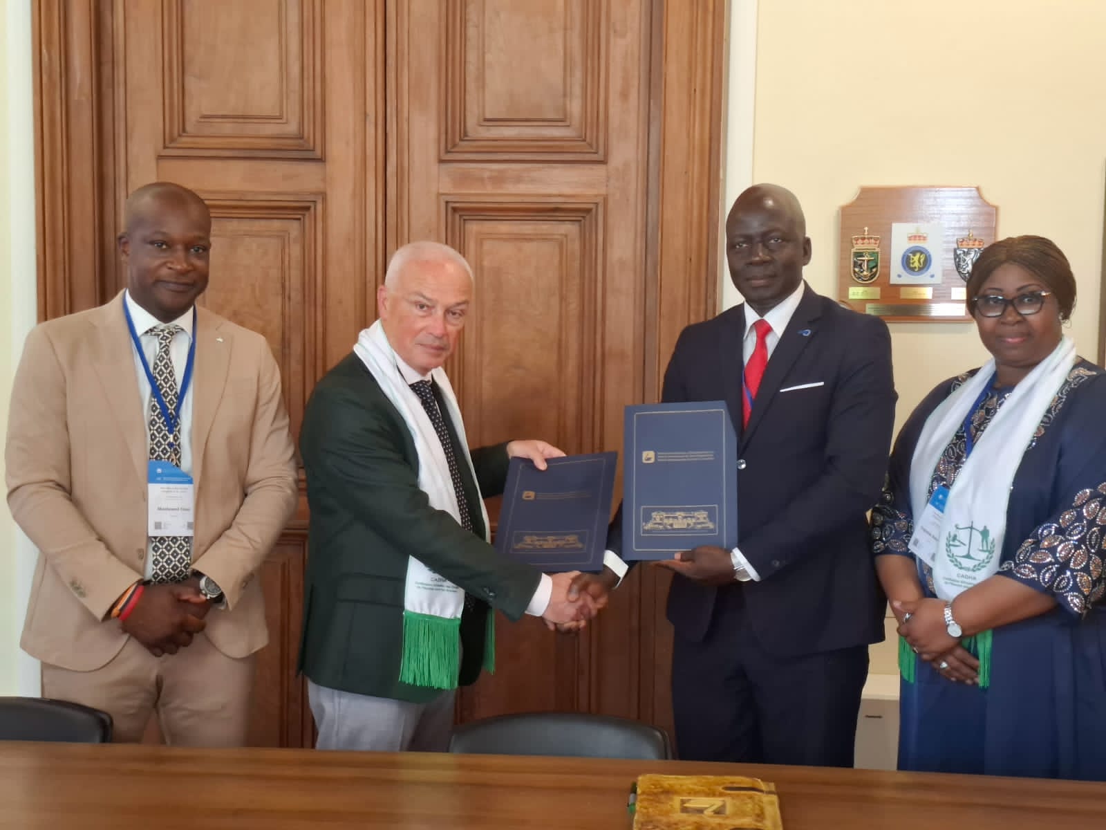 Droit humanitaire : signature d’un accord pour délocaliser en Côte d’Ivoire des formations de IIDH de Sanremo