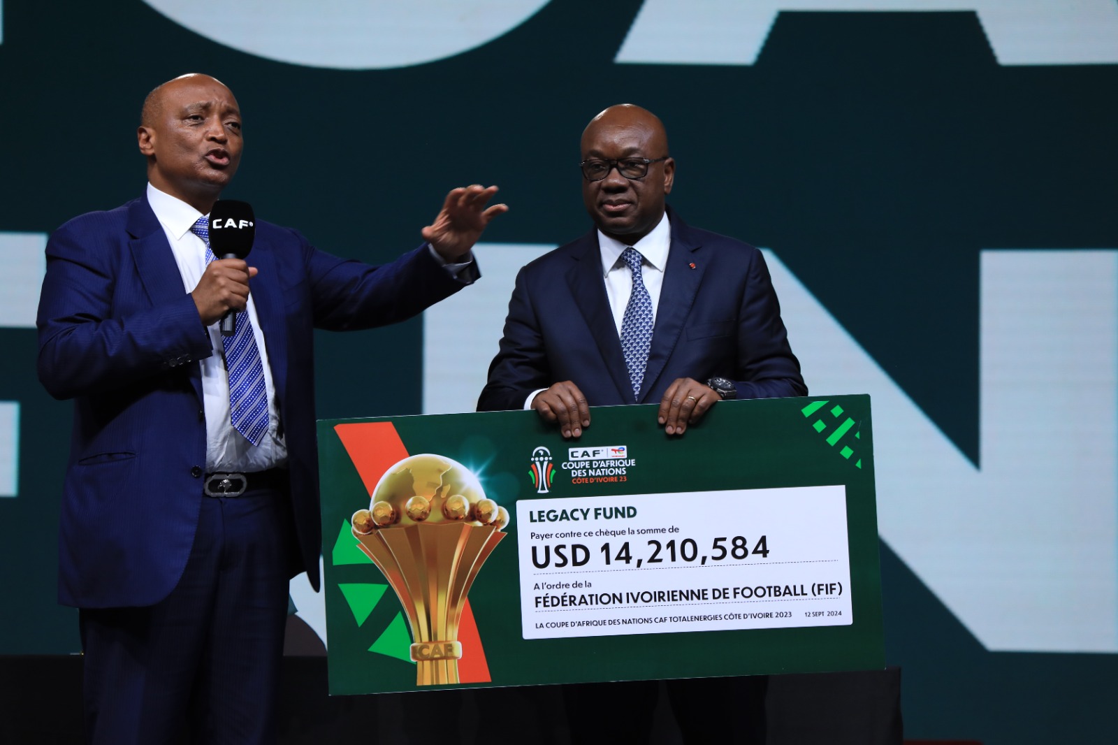 Après la CAN 2023, la CAF reverse plus de 8 miliards FCFA à la Fédération ivoirienne de football