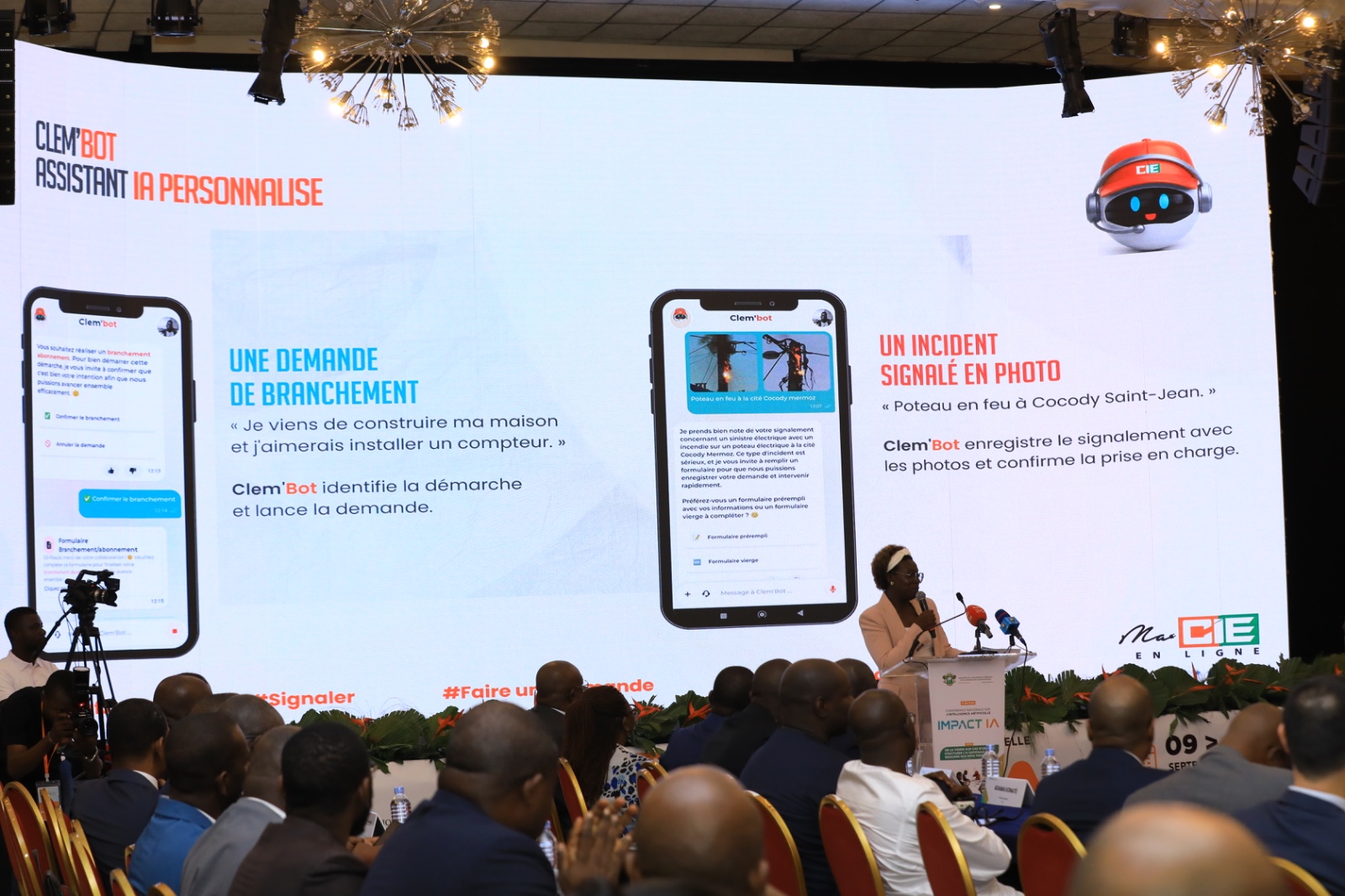 La Compagnie ivoirienne de l’électricité présente son assistant IA «Clém’BOT»