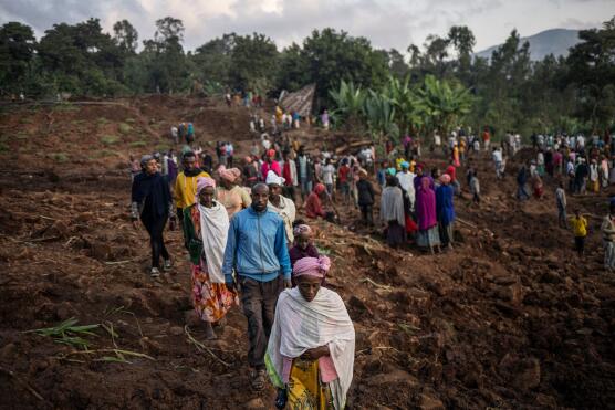 Au moins 257 morts après un double glissement de terrain en Ethiopie