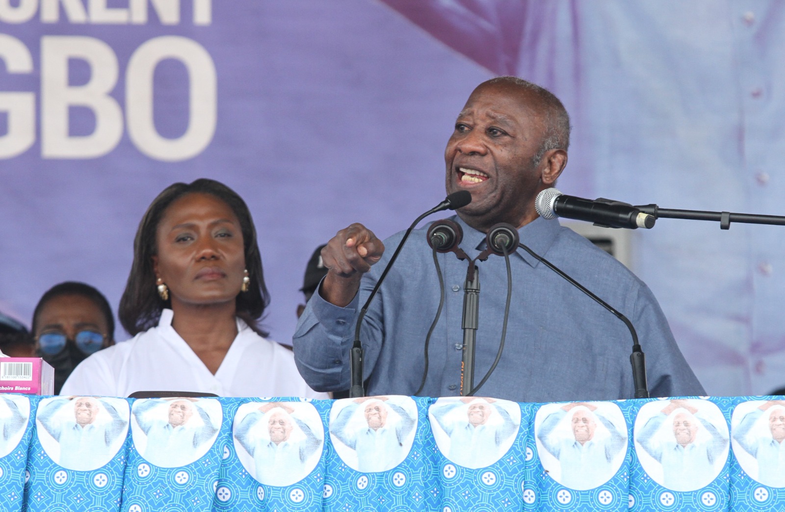 A Yopougon, Laurent Gbagbo relance le débat sur le mandat présidentiel ivoirien