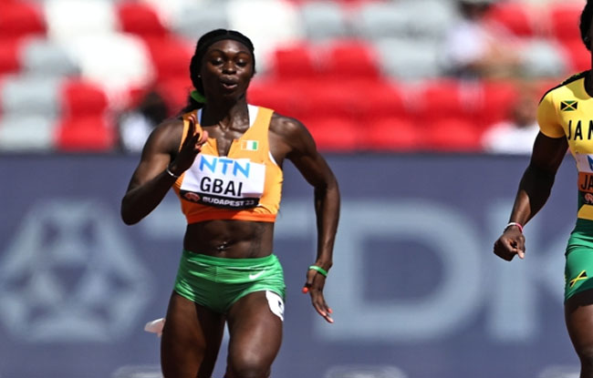 JO Paris 2024/ Athlétisme : l'Ivoirienne Gbaï qualifiée pour les 1/2 finales du 200m