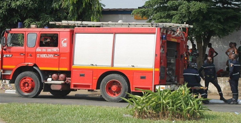 Côte d'Ivoire : Incendie en cours au centre commercial Adjamé Château