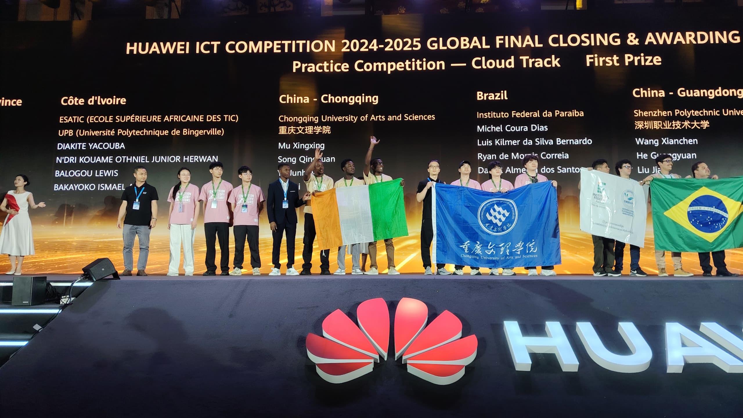 Huawei ICT Competition 2024-2025 : 3 étudiants ivoiriens brillent à Shenzhen en Chine