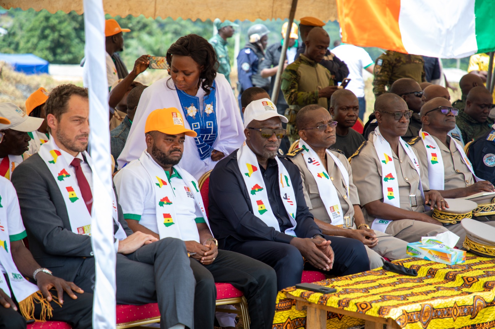 Frontières : à Gbapleu, Ivoiriens, Guinéens et Libériens célèbrent leur destin commun