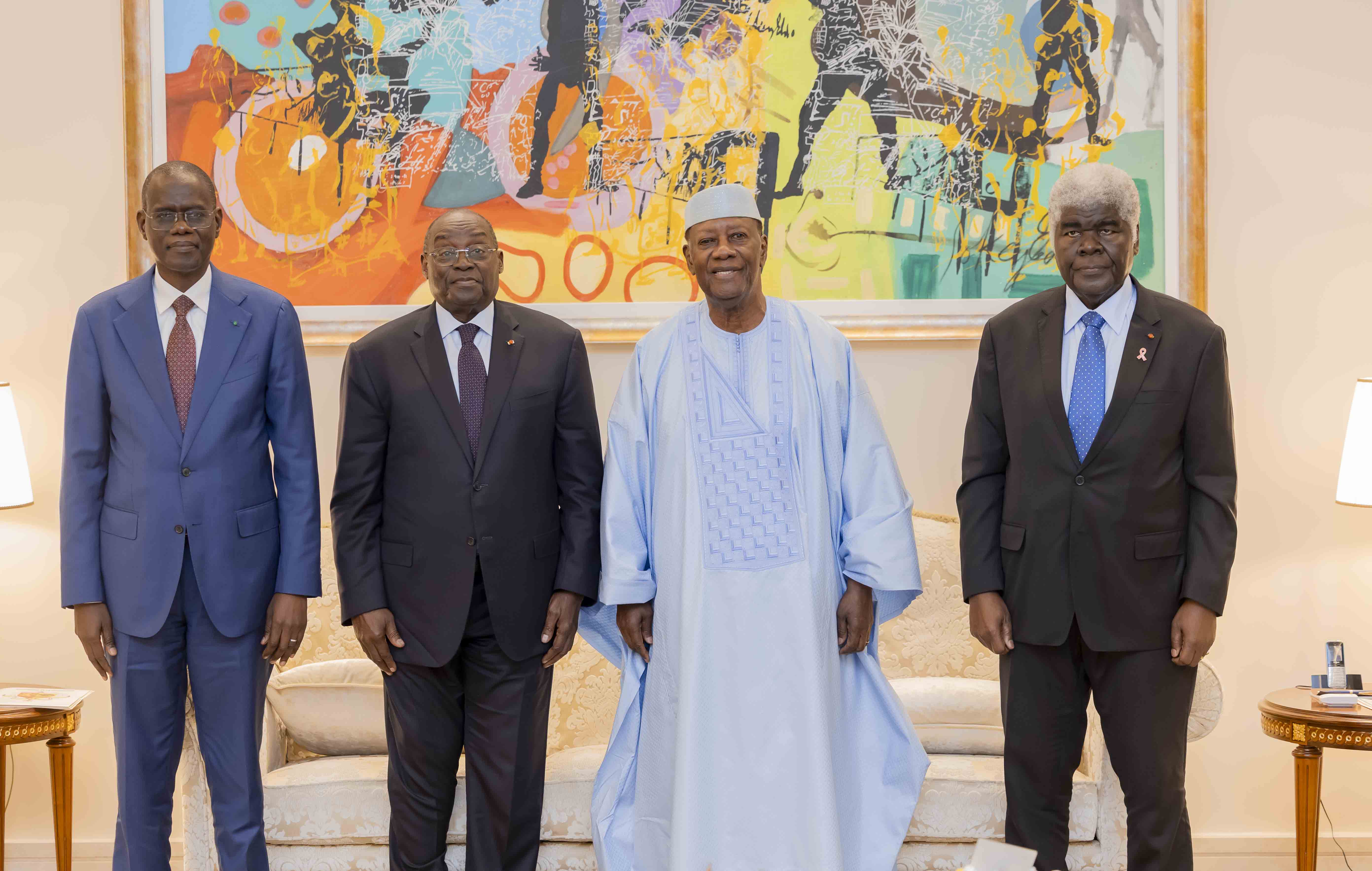 Alassane Ouattara échange avec le premier ministre sénégalais