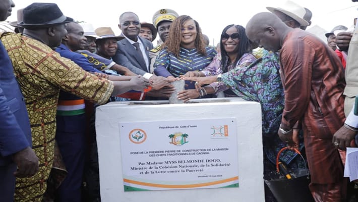 Côte d'Ivoire : pose de la 1ère pierre de la ‘’Maison du vivre ensemble’’ de Gagnoa