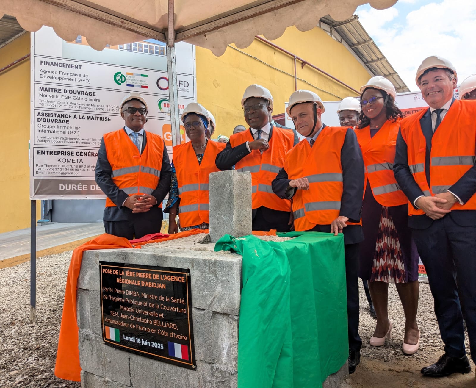 Un milliard FCFA pour la construction de l’Agence régionale de la NPSP d’Abidjan
