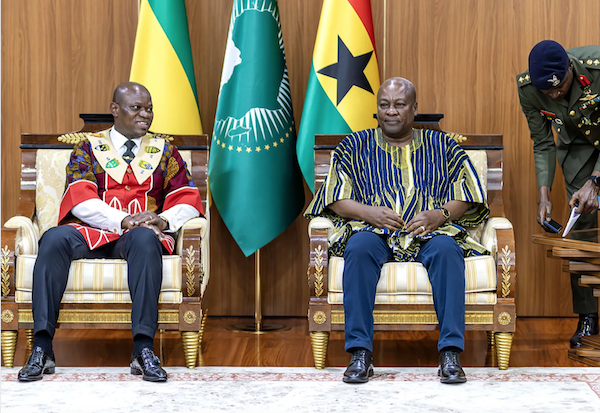 Le président gabonais Oligui Nguema en visite officielle au Ghana