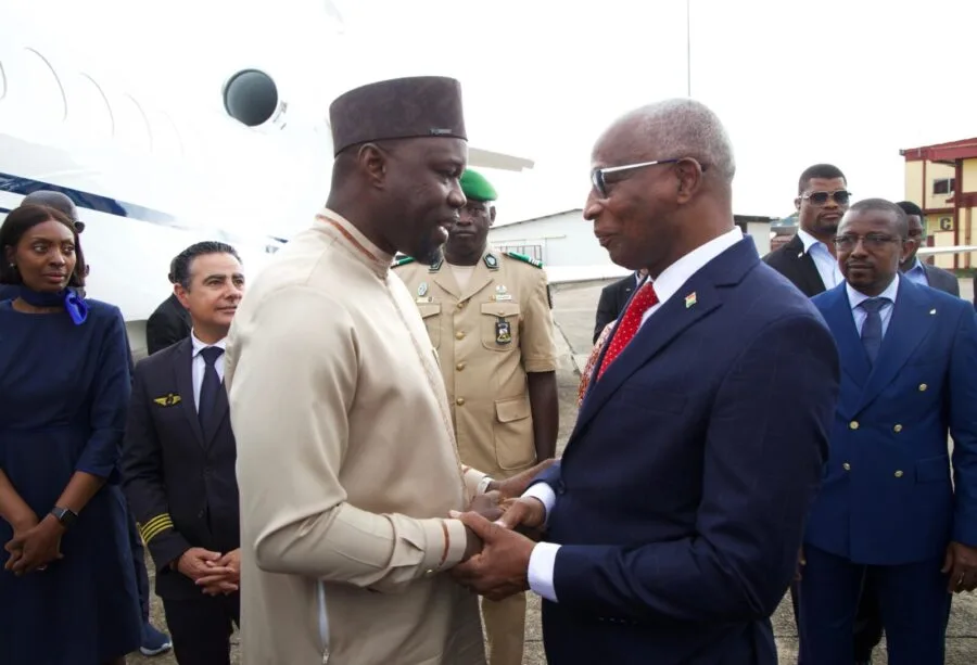 Arrivée de Ousmane Sonko en Guinée pour une viste de 48 heures
