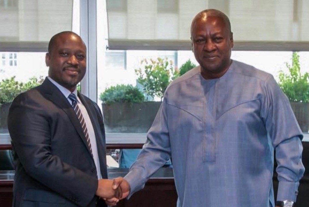 Soro félicite John Mahama pour son élection à la présidence du Ghana