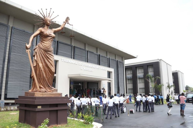 Inauguration d’un tribunal à Abobo, dans le nord d’Abidjan