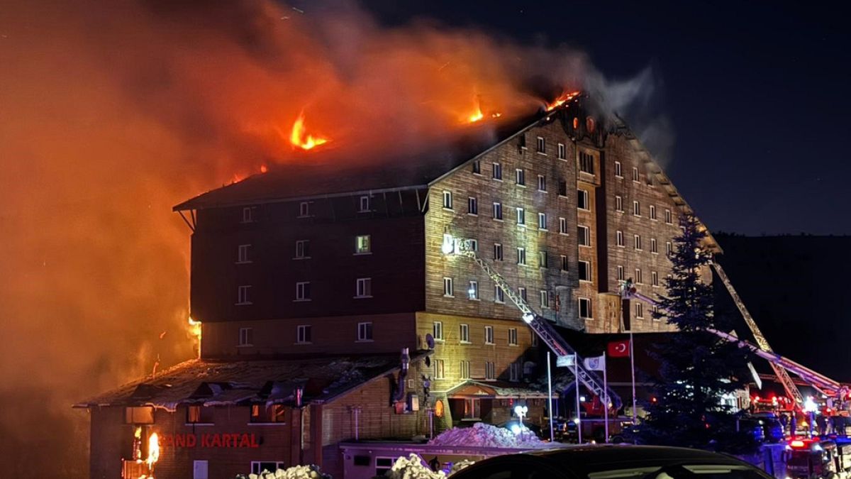 Turquie: 66 morts dans l'incendie d'un hôtel