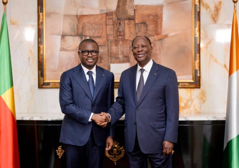 Ouattara et Wadagni se félicitent des «liens historiques» entre la Côte d’Ivoire et le Bénin